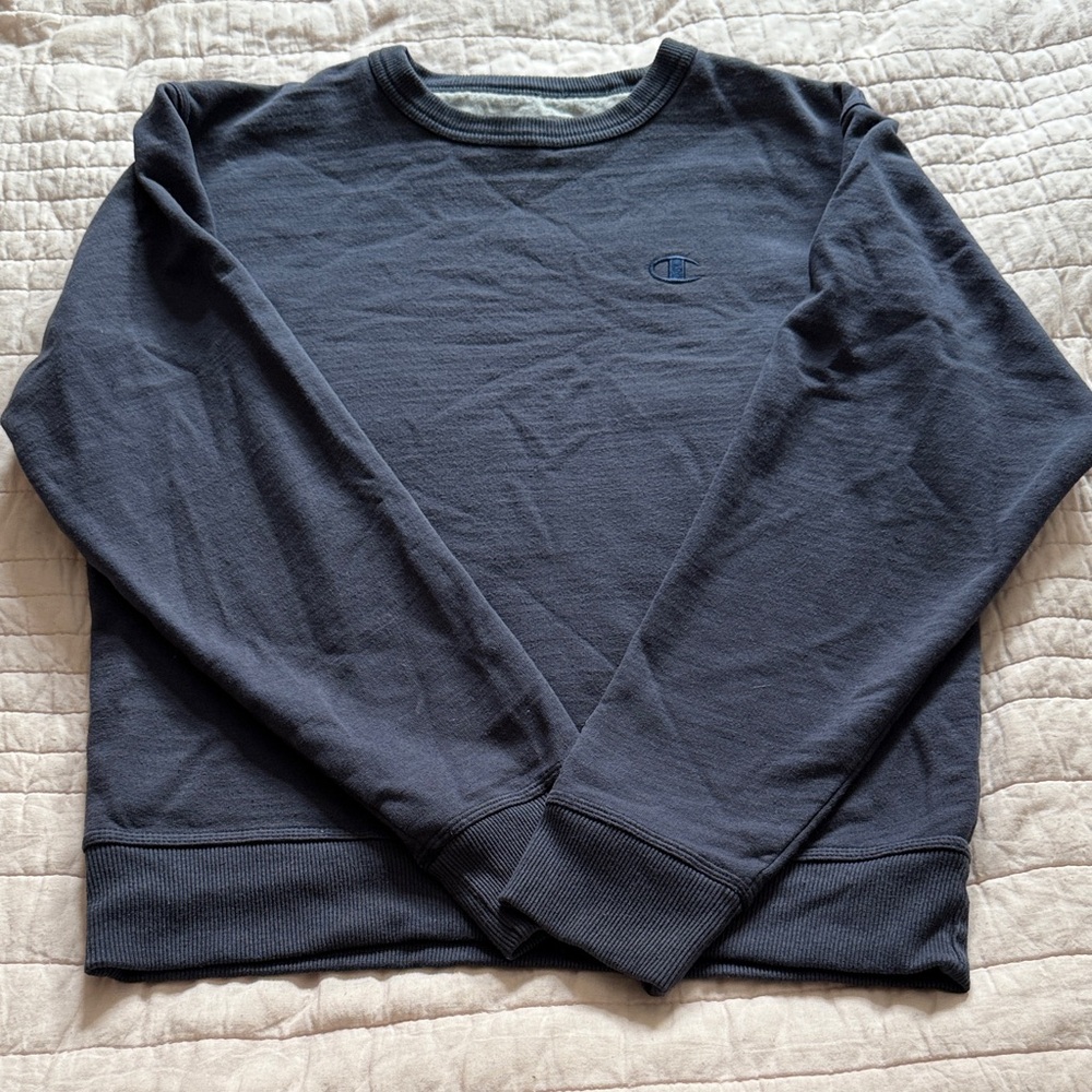 Champion Dark Blue Crewneck Sweatshirt